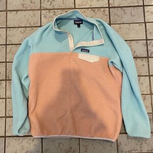 Patagonia Synchilla Fleece Pink and Blue Size L